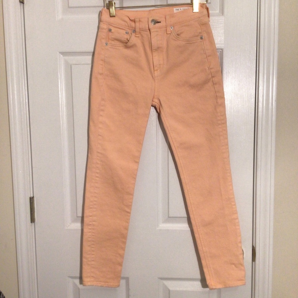 Rag & Bone Prairie Sun High Rise Skinny Jeans Size 24